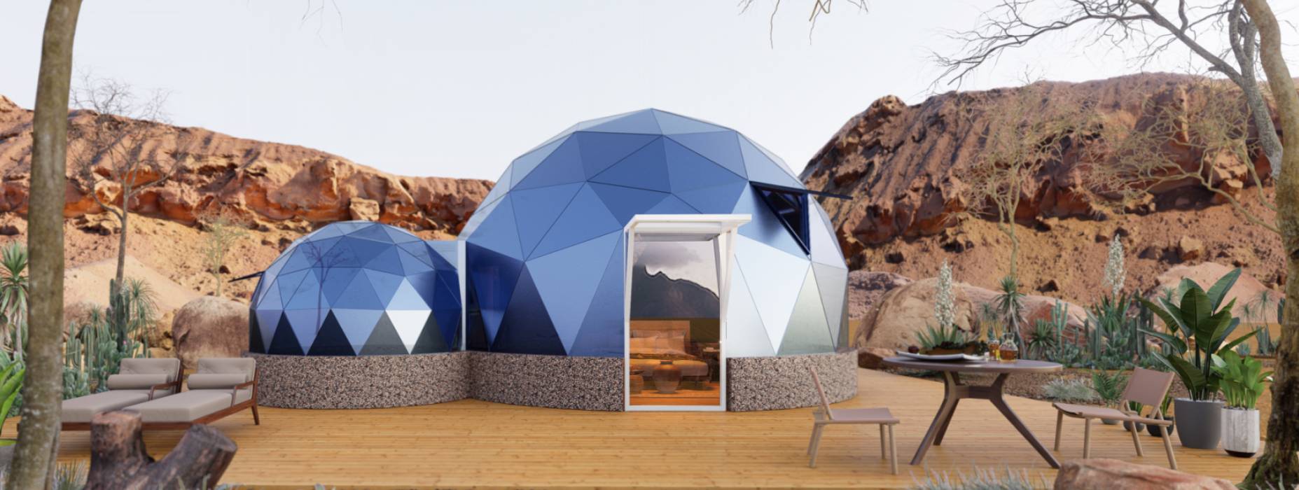 岳阳楼区球形智能光伏玻璃星空房